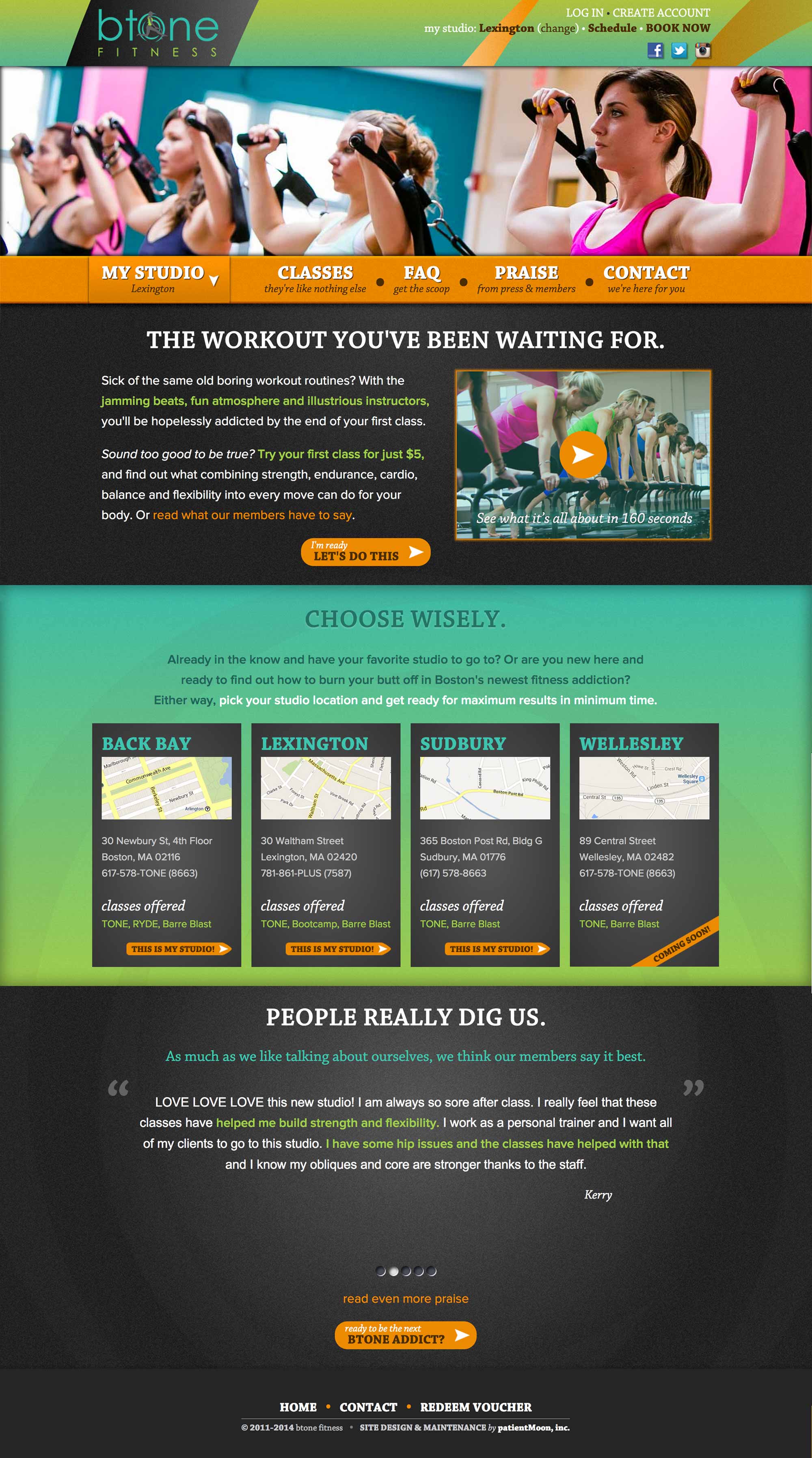 btone Fitness: Website and Branding Redesign by patientMoon