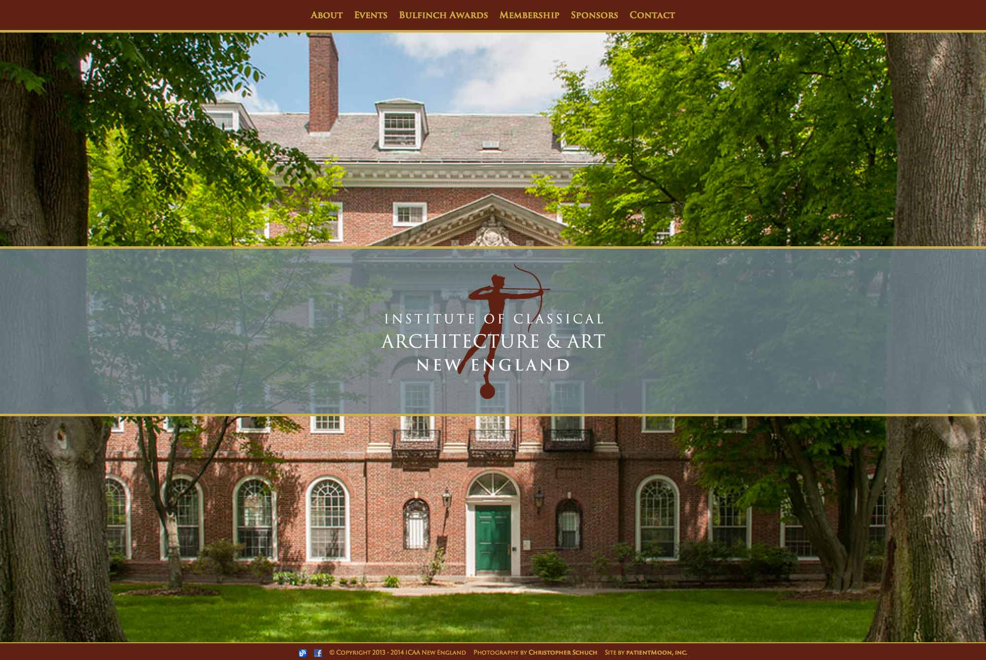 Web Design for Classical Architecture Organization